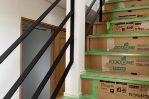 アイアンオープン階段手すり